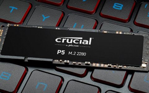 镁光 Crucial P5 NVMe SSD 读写速度高达 3400MB/s、3000MB/s