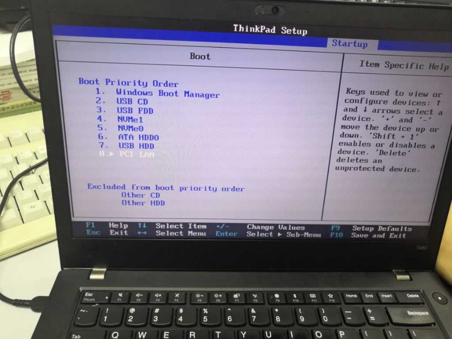 联想 Lenovo T480安装固态硬盘和重装系统