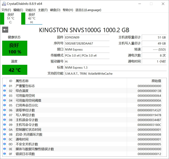 金士顿NV1 M.2 NVMe SSD评测（转载：PChome电脑之家）