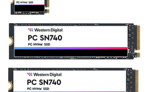 西部数据 SN740 固态硬盘发布：速度提高 50%，最大容量 2TB