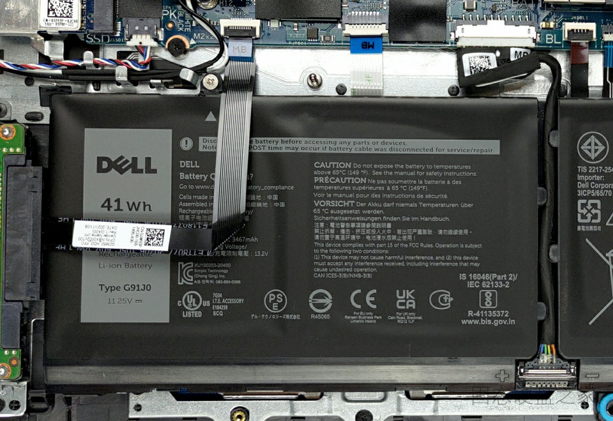 戴尔Dell Vostro 15 3510-拆机-电池