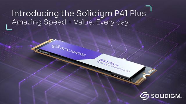 Solidigm正式推出首款消费级SSD Solidigm P41 Plus