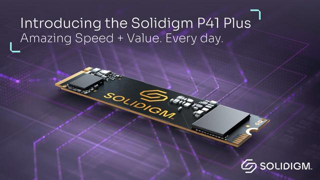 Solidigm正式推出首款消费级SSD Solidigm P41 Plus