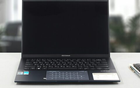 华硕 Zenbook 14 OLED (UX3402)笔记本电脑拆机：电池是真的大
