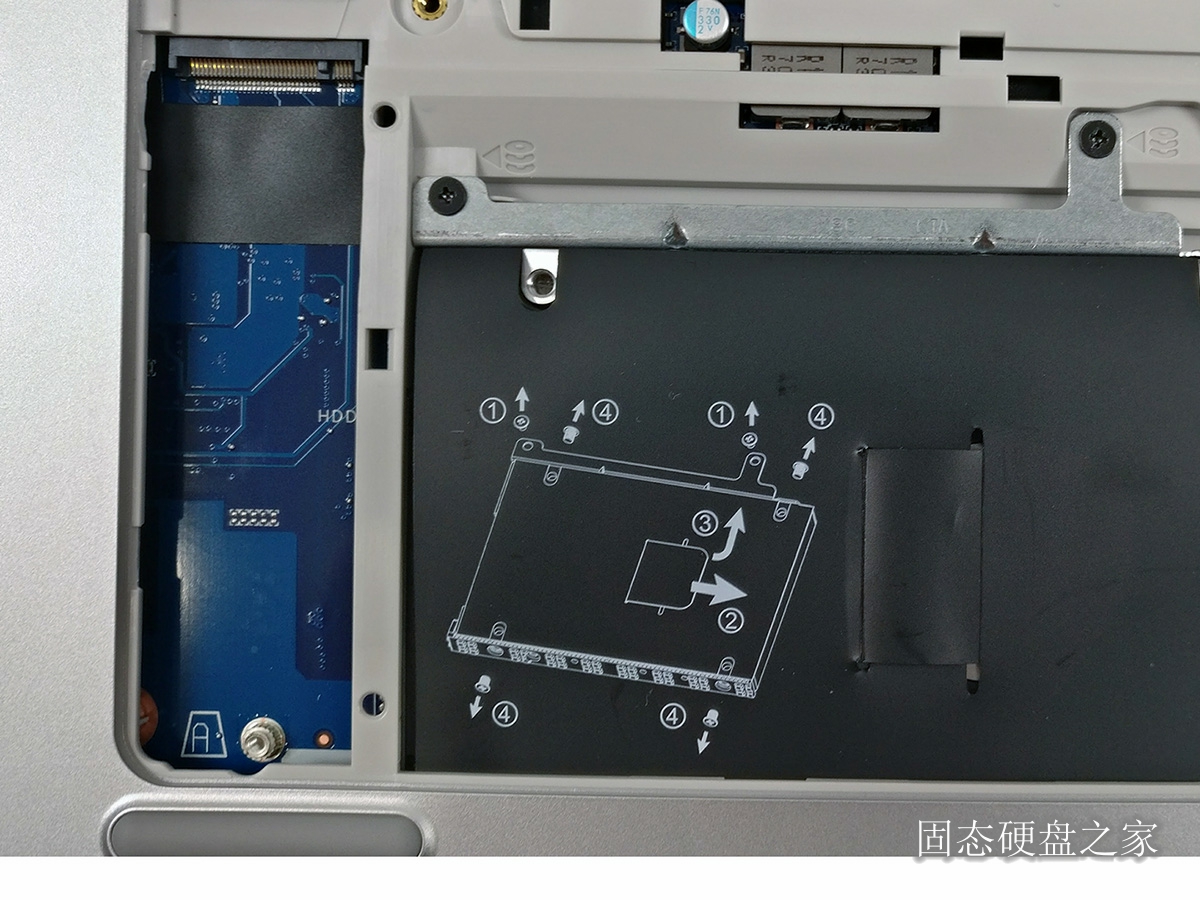 惠普ProBook 450 G5硬盘插槽