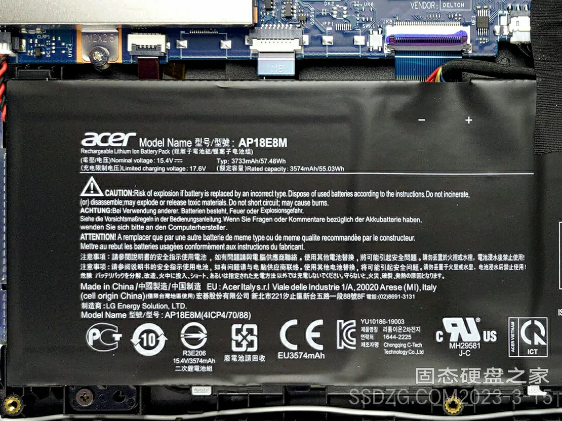 宏碁 Nitro 5 (AN515-47) 57wh 聚合物电池
