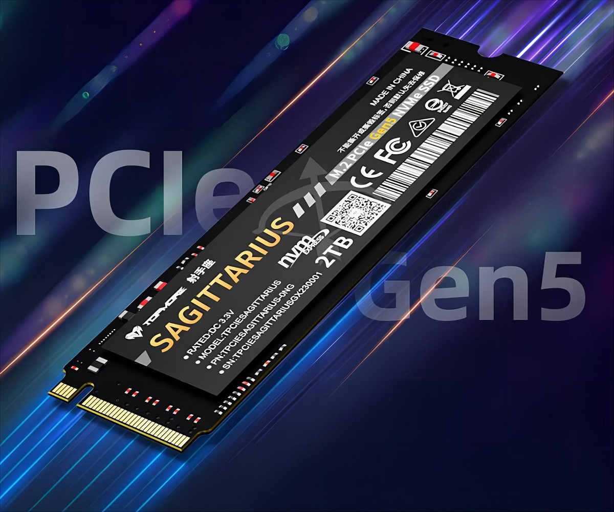 达墨上架 PCIe 5.0 固态硬盘：采用群联E26主控，速度狂飙一万兆每秒
