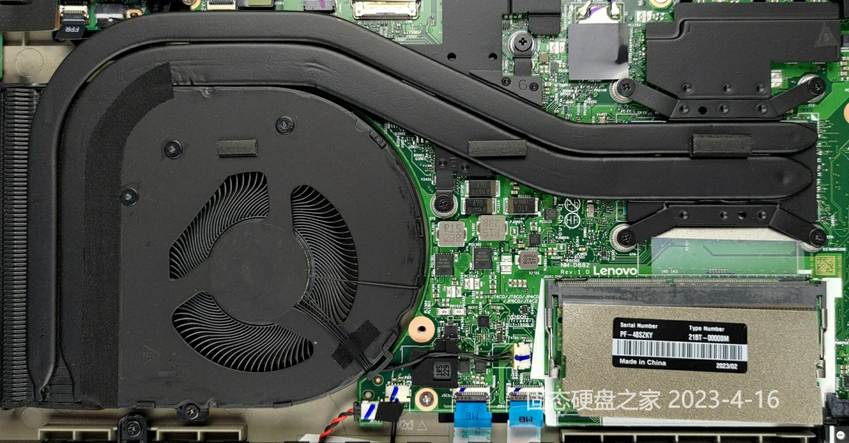 联想ThinkPad P16s 内存插槽DDR4