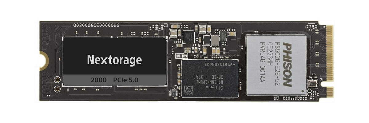 Nextorage 发售 NE5N PCIe 5.0 固态硬盘：配带有热管的双层散热器