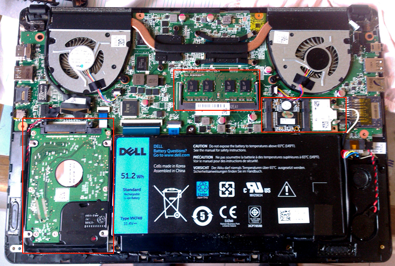戴尔 Inspiron 5439拆机加装固态硬盘和内存条以及重装系统教程