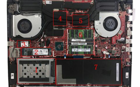 华硕ROG GL504（SCAR II  Hero II）拆机加装固态硬盘和内存条