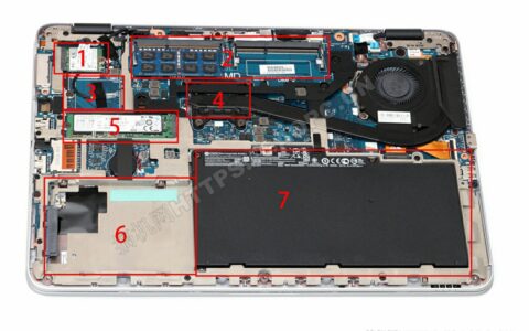 惠普EliteBook 745 G3拆机升级固态硬盘和内存条