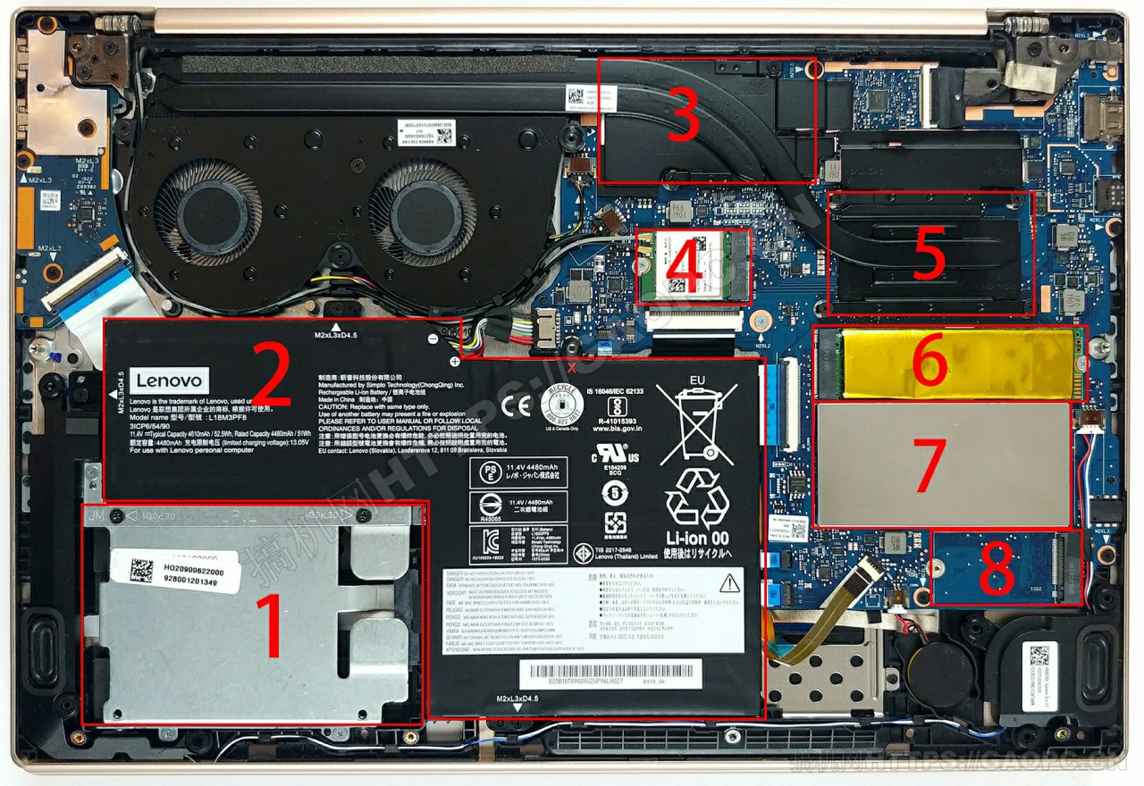 PC/タブレット ノートPC 联想Ideapad S540 15拆机| 固态硬盘之家