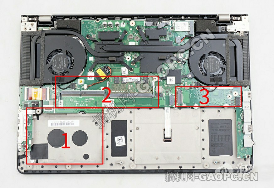 ThinkPad 黑将 S5 E570P拆机-内部硬件排列