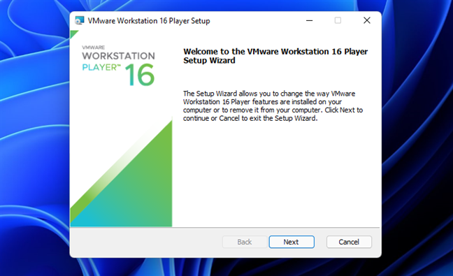 安装 VMware Workstation Player 16 免费版