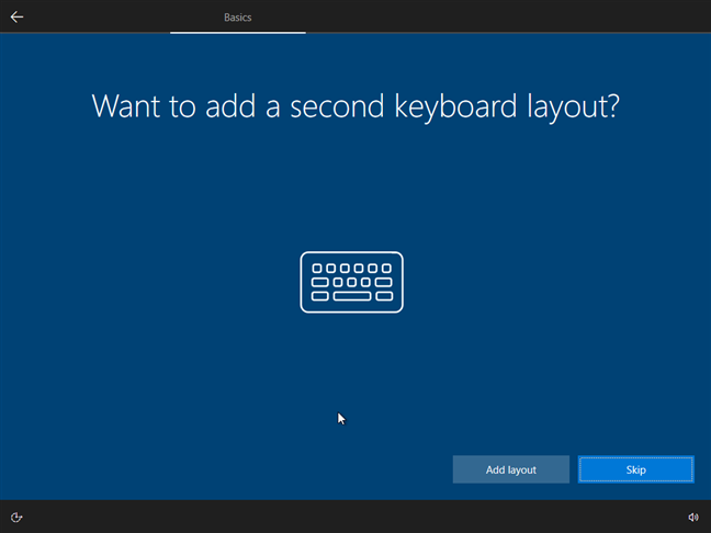 选择是否添加第二个键盘布局。