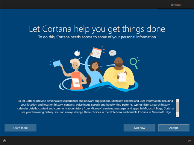 您要启用 Cortana 吗？