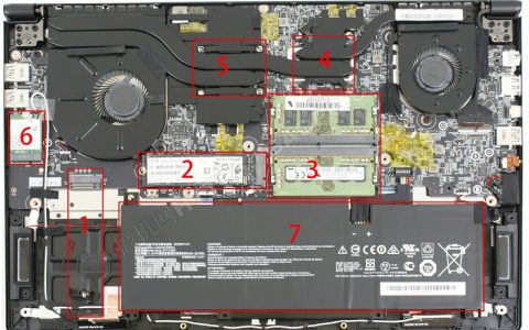 微星Modern 15 拆机加装M.2 固态硬盘和内存条