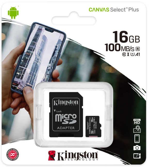 金士顿Canvas Select Plus microSD卡