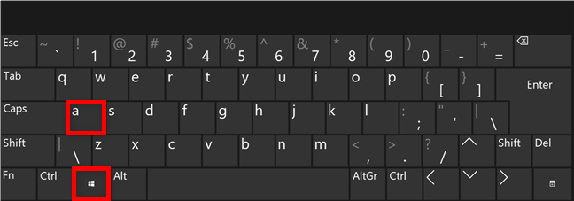 Windows 11 中快速设置的键盘快捷键
