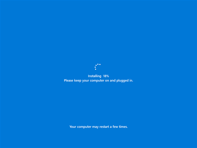 正在重新安装 Windows 11
