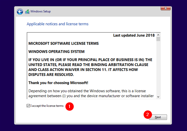 Windows 10的许可条款