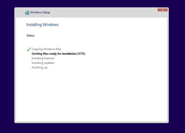 安装Windows 10